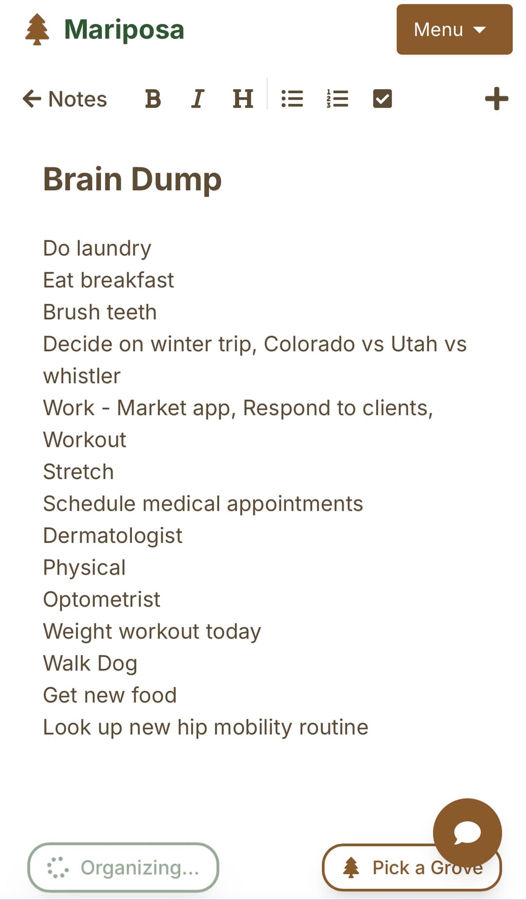 Step 2: They automatically get organized